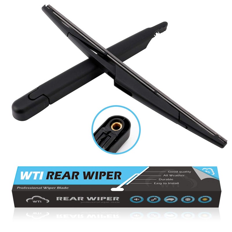 WTI Rear Wiper Arm Blade Set Compatible With Kia Sedona 2006-2014 minivan Rear Windshield Window Wiper Kits Assembly New Replacement Accessories Parts Fit 988104D001 - Image 1